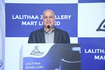 Lalithaa Jewellery Mart Limited's IPO to Open on 17 August 2026 11 Dr. M. Kiran Kumar Jain, CMD, Lalithaa Jewellery Mart Limited at the launch of the Company’s IPO