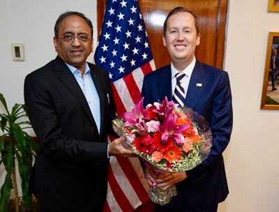 US envoy meets L&T CMD Subrahmanyan 3 L&T CMD Meet US AMbassador