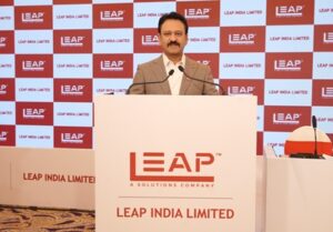 Mr. Sunu Mathew, Founder & MD, Leap India Ltd at the IPO
