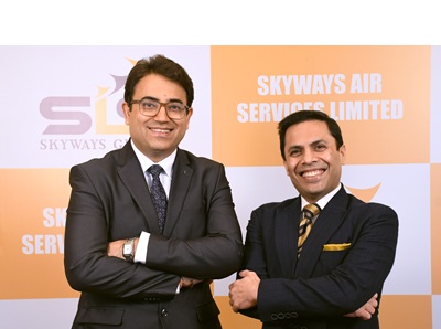 Mr. Yashpal Sharma, CMD and Mr. Himanshu Chhabra, CFO, Skyways Air Services Limited