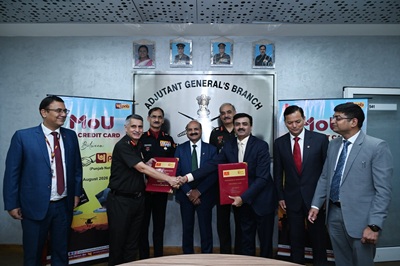PNB and Indian Army Enter into Exclusive Partnership to Offer PNB LUXURA and PNB Parakram Credit Cards to Army Personnel