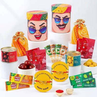 Superstar Bhai & Bhabhi Rakhi Hamper