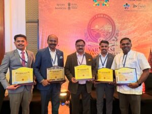 The Awardees from TLE celebrated at the FHRAI 56th Annual Convention