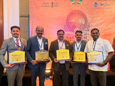 The Awardees from TLE celebrated at the FHRAI 56th Annual Convention
