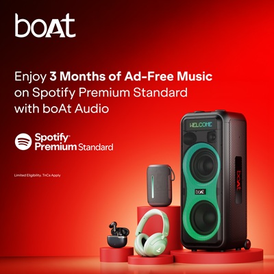 boAt and Spotify Premium Partner to Deliver the Complete Music Experience 1 boAt-Spotify 1 x 1 creative.jpg