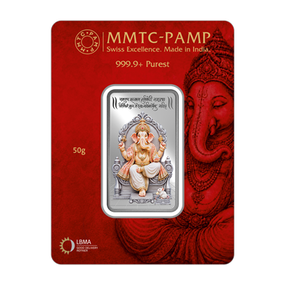 MMTC-PAMP Unveils the Lord Ganesha 50g Silver Bar, a Timeless Symbol of Auspiciousness and New Beginnings - Certi-Front