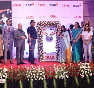 Mr. Rajesh N Mathur, Mr. Rohit R Mathur MD, Ms. Radha Kirthivasan Head Listing SME, BSE Ltd, Mrs. Abha R Mathur - Exe. Dir.,Mrs. Tyna Dcruz VP