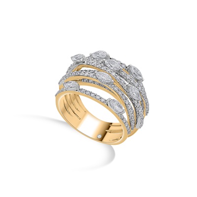Zen Diamond India - Enchante Marquise Cascade Grandeur