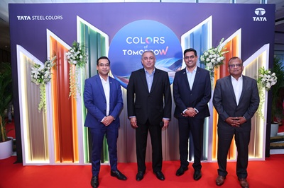 Mr. Prakhar Aggarwal, VP - Marketing & Sales, Tata Steel Colors Pvt. Ltd, Mr. T V Narendran, CEO and MD, Tata Steel Ltd, Mr. Praveen Venugopalan Thampi, MD