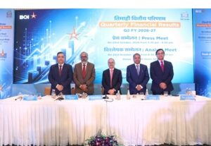 Mr. Rajneesh Karnatak, MD & CEO, Bank of India, with the Bank’s Executive Directors